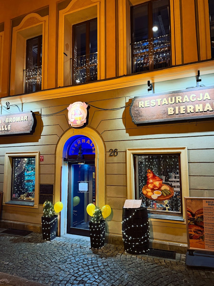 Bierhalle. Restauracja