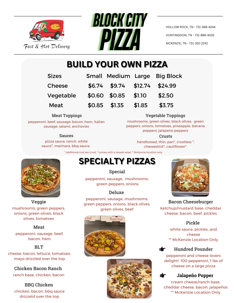 Block City Pizza Photos 2