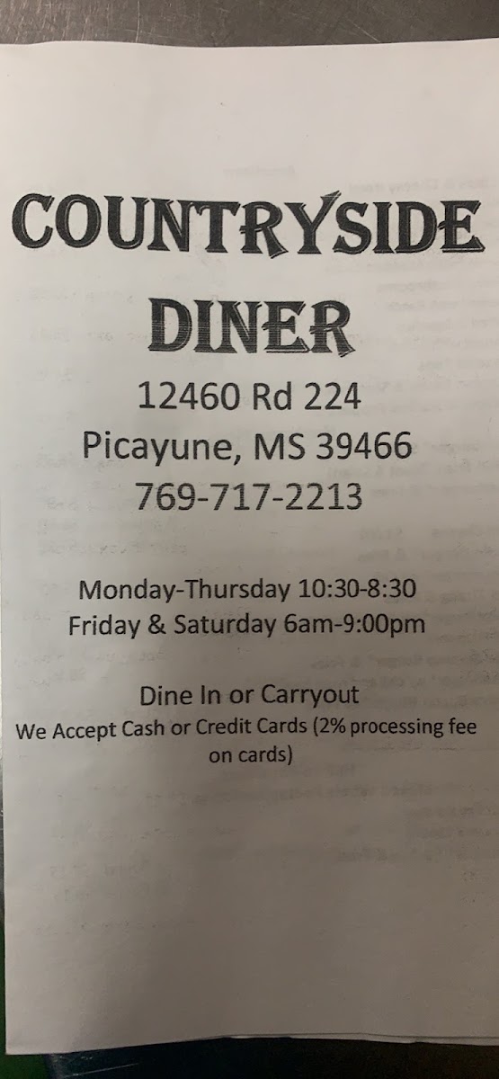 Countryside Diner Photos 2