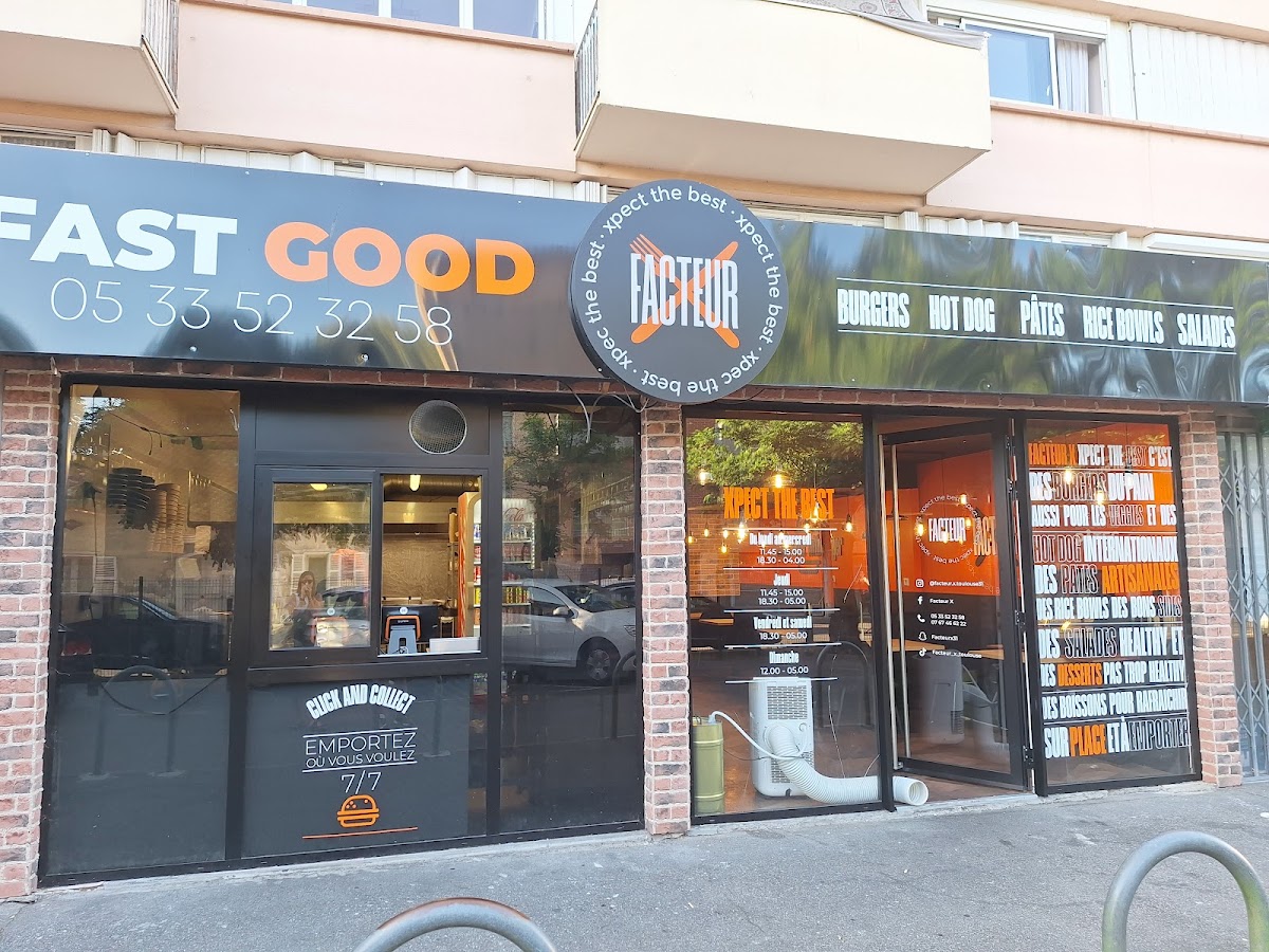 Facteur X | Xpect The Best - Burger Hot Dog Pasta &sides