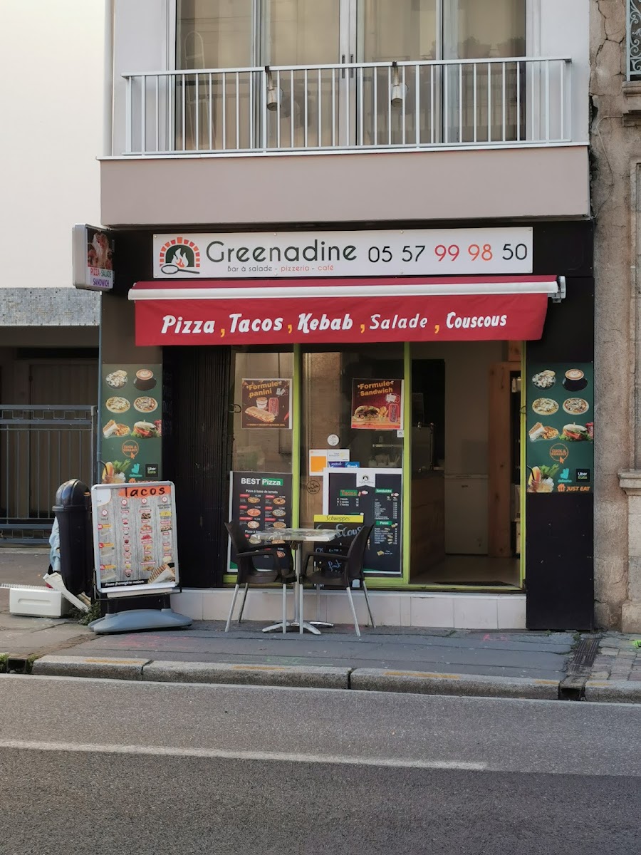 Greenadine Pizzeria Cauderan
