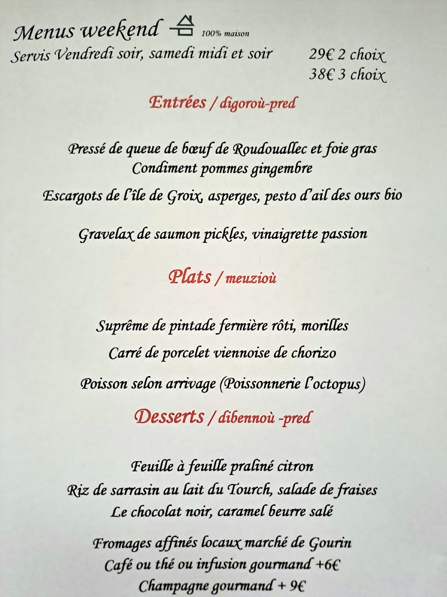 La Table De Morvan À Gourin(56) Photos 2