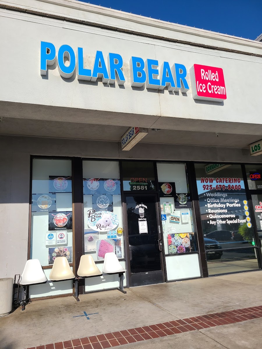 Polar Bear Rolled Ice Cream