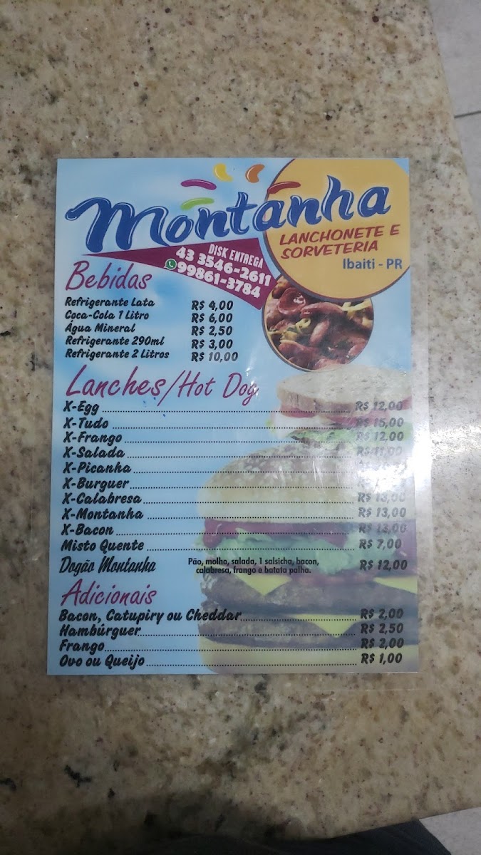 Sorvetes Montanha