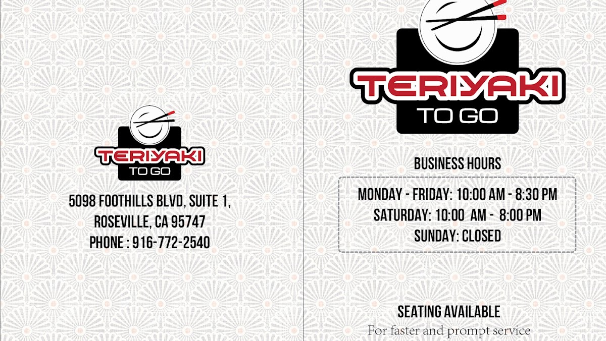 Teriyaki To Go | Foothill Junction Photos 2
