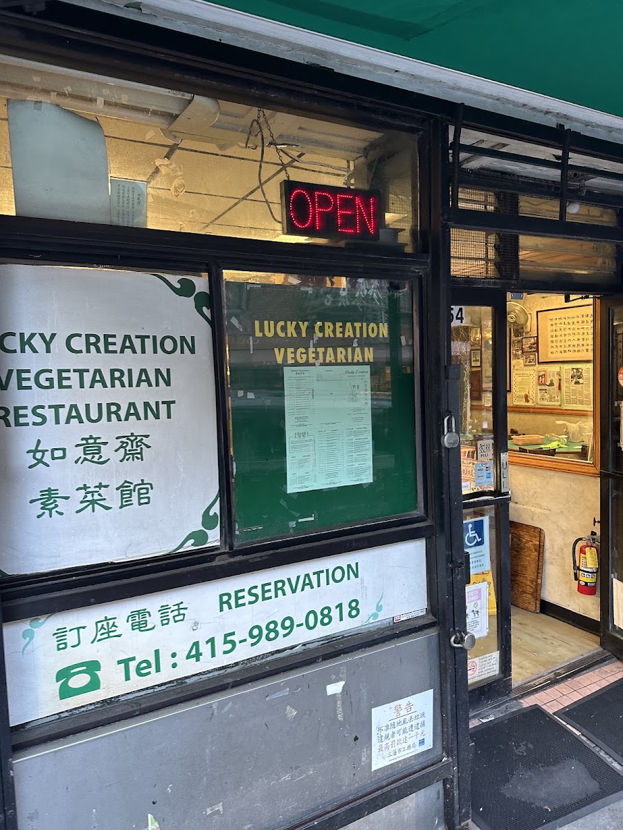 The Lucky Creation Vegetarian Restaurant
