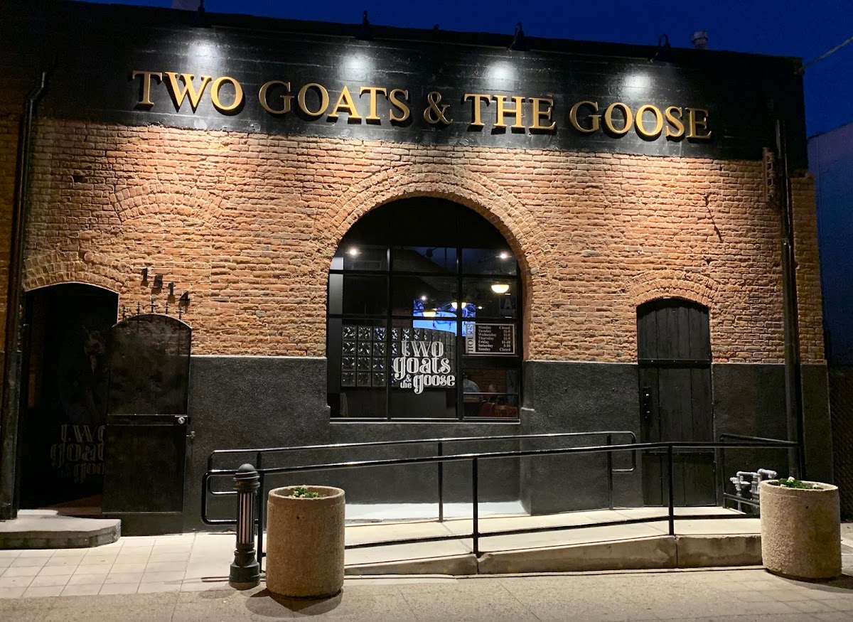 Two Goats & The Goose